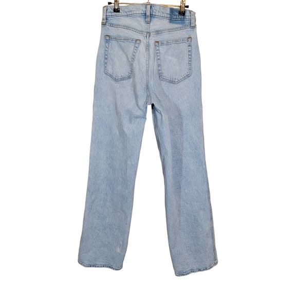 Abercrombie & Fitch the 90s Straight Ultra High Rise Relaxed Jeans Blue SZ 29/8 - Picture 6 of 6